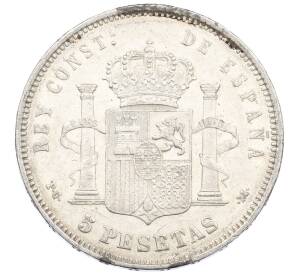 5 песет 1891 года Испания — Фото №2