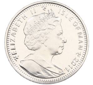 1 крона 2011 года Остров Мэн «Свадьба Принца Уильяма и Кэтрин Миддлтон» — Фото №2