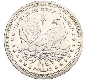 1 доллар 2007 года Британские Виргинские острова «400 лет Основанию Джеймстауна» — Фото №1