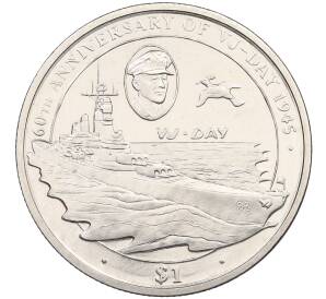 1 доллар 2005 года Британские Виргинские острова «60 лет Дню победы над Японией» — Фото №1