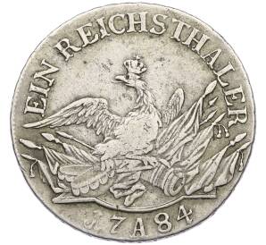 1 рейхсталер 1784 года Пруссия — Фото №1