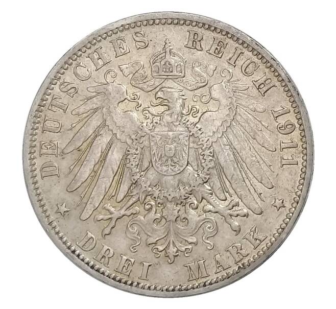 3 марки 1911 года J Германия (Гамбург) (Артикул M2-31609)