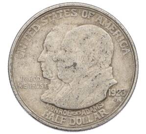 1/2 доллара (50 центов) 1923 года S США «100 лет Доктрине Монро» — Фото №1