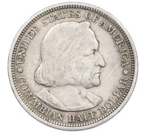 1/2 доллара (50 центов) 1893 года США «Колумбийская выставка в Чикаго» — Фото №2