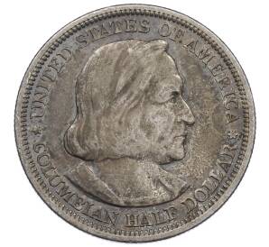 1/2 доллара (50 центов) 1893 года США «Колумбийская выставка в Чикаго» — Фото №2