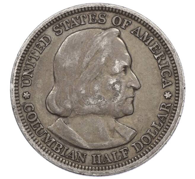Монета 1/2 доллара (50 центов) 1893 года США «Колумбийская выставка в Чикаго» (Артикул: M2-86495) — Фото №2