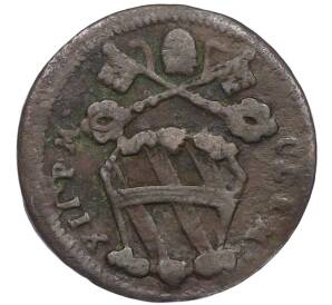 1 кваттрино 1738 года Папская область — Фото №2