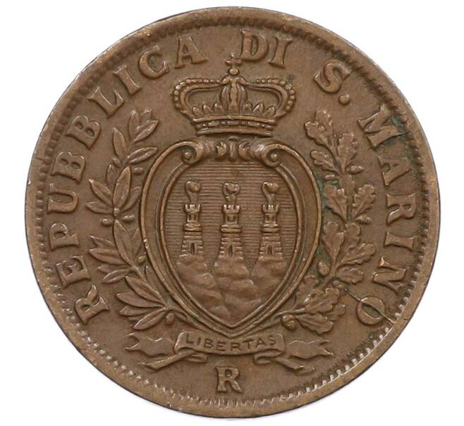 Монета 5 чентезимо 1936 года Сан-Марино (Артикул: M2-86566) — Фото №2