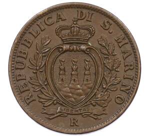 5 чентезимо 1936 года Сан-Марино — Фото №2