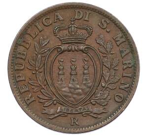 5 чентезимо 1936 года Сан-Марино — Фото №2