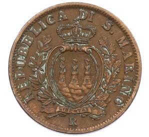 5 чентезимо 1936 года Сан-Марино — Фото №2