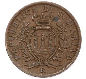 5 чентезимо 1936 года Сан-Марино — Фото №2