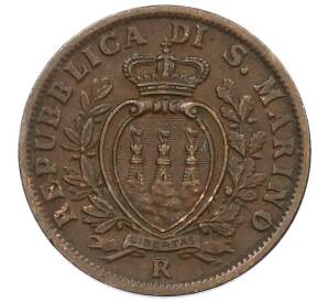 5 чентезимо 1936 года Сан-Марино — Фото №2