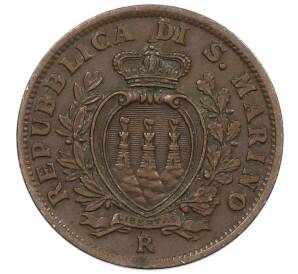 5 чентезимо 1935 года Сан-Марино — Фото №2