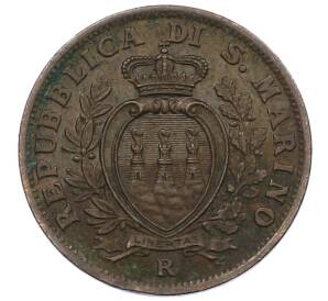 5 чентезимо 1935 года Сан-Марино — Фото №2