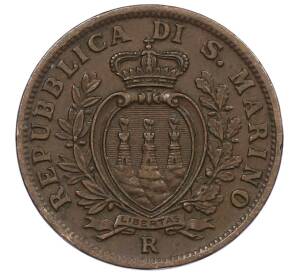 5 чентезимо 1935 года Сан-Марино — Фото №2