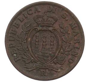 5 чентезимо 1935 года Сан-Марино — Фото №2