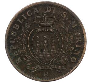 5 чентезимо 1935 года Сан-Марино — Фото №2