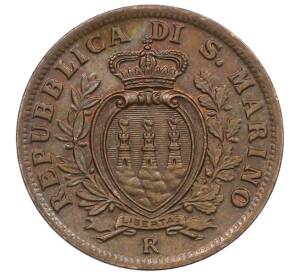 5 чентезимо 1935 года Сан-Марино — Фото №2