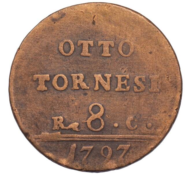 Монета 8 торнези 1797 года Неаполь (Артикул: M2-86632) — Фото №1