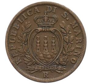 5 чентезимо 1935 года Сан-Марино — Фото №2