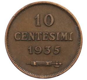 10 чентезимо 1935 года Сан-Марино — Фото №1