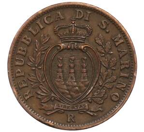 10 чентезимо 1935 года Сан-Марино — Фото №2