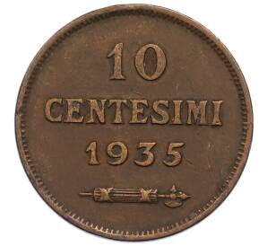 10 чентезимо 1935 года Сан-Марино — Фото №1