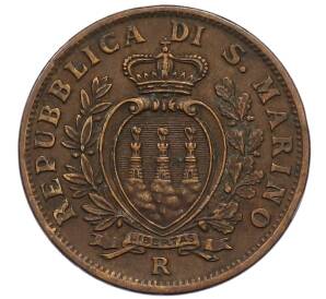 10 чентезимо 1935 года Сан-Марино — Фото №2