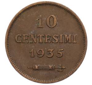 10 чентезимо 1935 года Сан-Марино — Фото №1