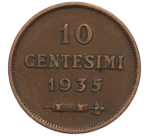 10 чентезимо 1935 года Сан-Марино — Фото №1