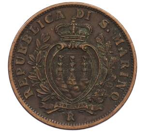 10 чентезимо 1935 года Сан-Марино — Фото №2