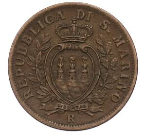 10 чентезимо 1935 года Сан-Марино — Фото №2