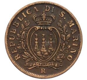 10 чентезимо 1935 года Сан-Марино — Фото №2