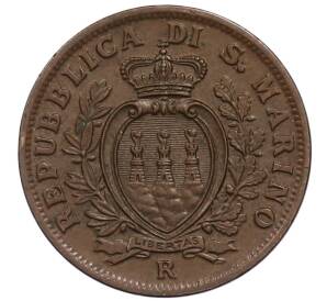 10 чентезимо 1935 года Сан-Марино — Фото №2