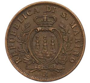 10 чентезимо 1935 года Сан-Марино — Фото №2