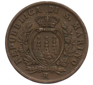 10 чентезимо 1935 года Сан-Марино — Фото №2