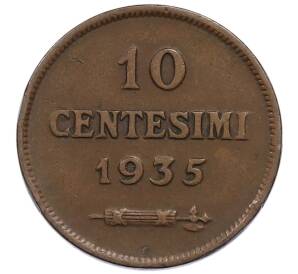 10 чентезимо 1935 года Сан-Марино — Фото №1