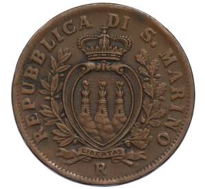 10 чентезимо 1935 года Сан-Марино — Фото №2