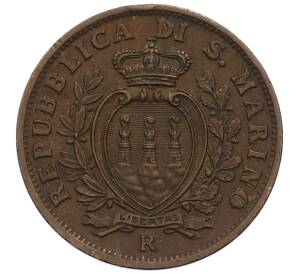 10 чентезимо 1935 года Сан-Марино — Фото №2