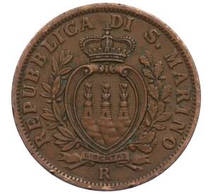 10 чентезимо 1936 года Сан-Марино — Фото №2