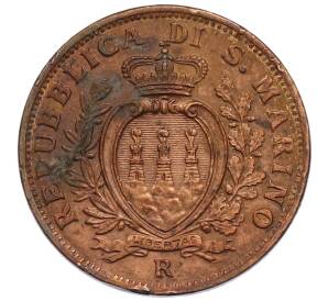 10 чентезимо 1937 года Сан-Марино — Фото №2