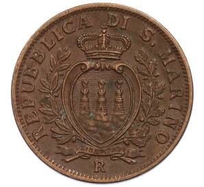 10 чентезимо 1937 года Сан-Марино — Фото №2