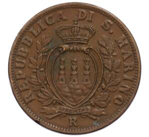 10 чентезимо 1938 года Сан-Марино — Фото №2