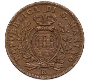 10 чентезимо 1938 года Сан-Марино — Фото №2