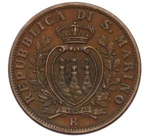 10 чентезимо 1938 года Сан-Марино — Фото №2