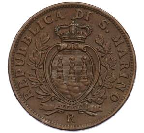 10 чентезимо 1938 года Сан-Марино — Фото №2