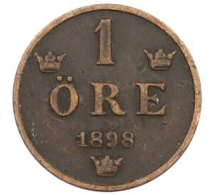 1 эре 1898 года Швеция — Фото №1