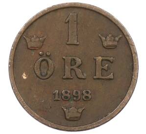 1 эре 1898 года Швеция — Фото №1