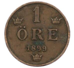 1 эре 1899 года Швеция — Фото №1